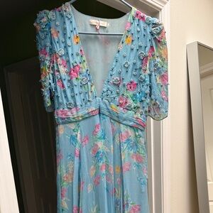 One of a Kind - Love Shack Fancy Blue Maxi Dress